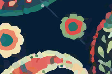 Watercolor, Various Flowers, Paisley's Beautiful Wedding Illustration