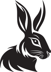 Black Hare Vector Logo A Creative and Unique Logo for Your Organization Black Hare Vector Logo A Versatile and Adaptable Logo for Any Industry