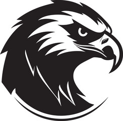 Black Vector Predator Hawk Logo Design Challenge Black Vector Predator Hawk Logo Design Contest