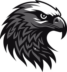 Black Vector Predator Hawk Logo Design Contest Black Vector Predator Hawk Logo Design for Business
