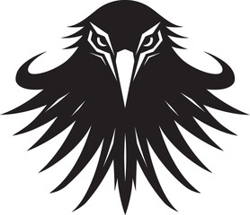 Black Hawk Predator Logo A Vector Logo for the Supreme Predator Hawk A Black Vector Logo for the Unstoppable