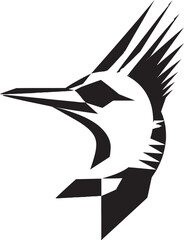 Black Woodpecker Bird Logo Design Minimalist and Modern Woodpecker Bird Logo Design Black Minimalist and Modern