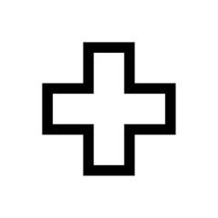 Medical cross icon