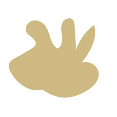 Obraz premium Modern simple colorful abstract shapes 