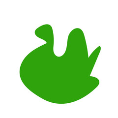 Modern simple colorful abstract shapes 