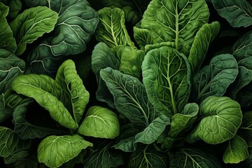 Leafy greens. Generative AI