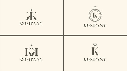 Letter K Logo Elegant Pack