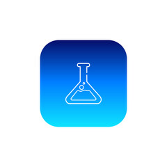 Laboratory glass icon
