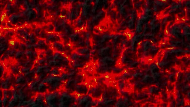 red hot larva background