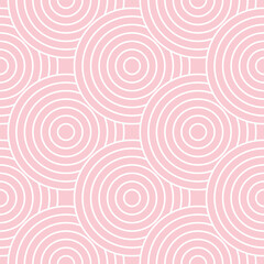Fototapeta na wymiar Seamless elegant pattern with circles for fabric, textiles, various backgrounds