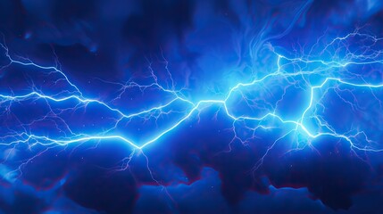 blue lightning background