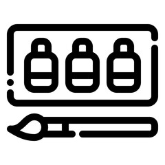 oil paint icon