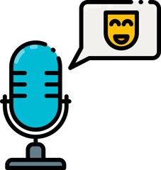 Comedy podcast icon