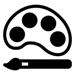 Fototapeta premium palette icon