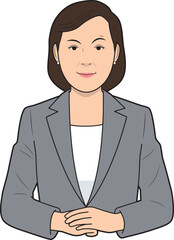 関心のある女性面接官