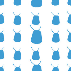 Digital png illustration of blue pattern of labels on transparent background