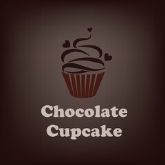 Chocolate cupcake poster