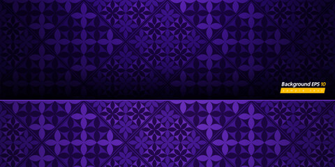 abtract flower geometric shape pattern purple color background, luxury design, abstract royal banner template, boutique backdrop mockup for website, stage, card