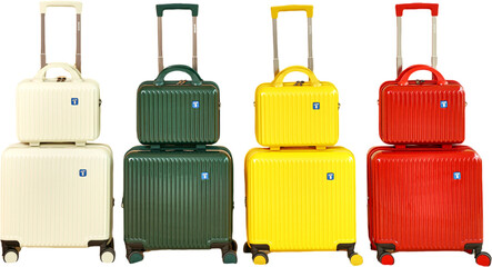 colorful suitcases