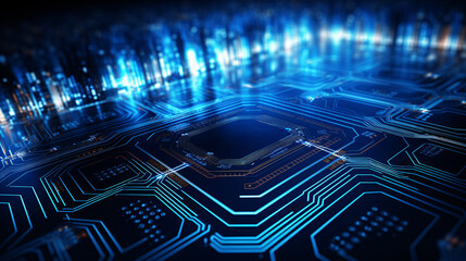 Electronic circuit board technology background.