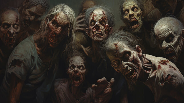 A group of zombie.