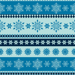 Festive Christmas Seamless Pattern Illustration