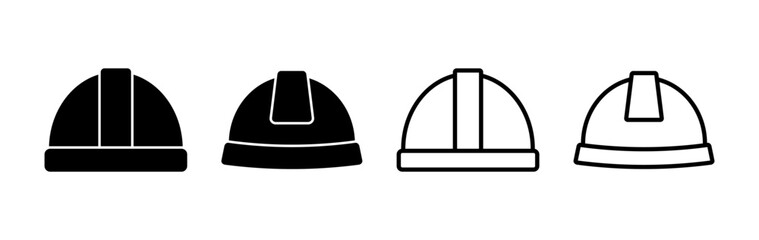 Helmet icon vector. safety helmet icon