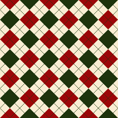 Festive Christmas Seamless Pattern Illustration