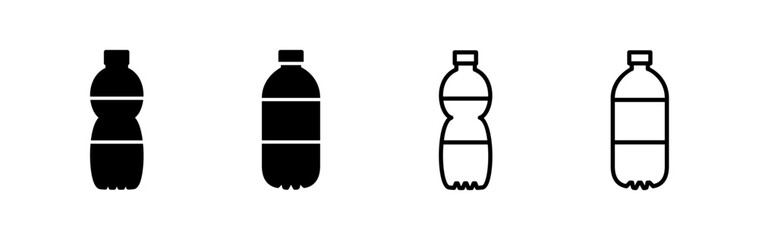 bottle icon vector. bottle icon in trendy flat design