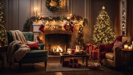 Cozy Christmas Living Room