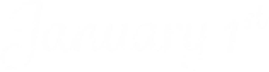 Digital png text of january 1ston transparent background