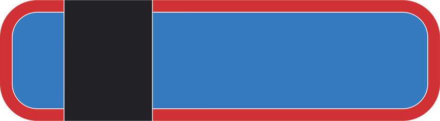 Digital png illustration of blue slider bar on transparent background