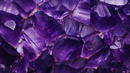 Top view of amethyst background and texture.