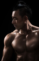 Fototapeta premium portrait of a muscular man