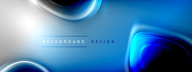 Obraz premium Circles lines and bubbles on bright glowing effect gradient with light and shadow effects. Dynamic interplay of light, shadow and depth. Futuristic and rhythmic technology design