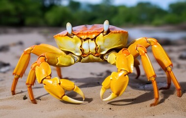 Yellow land crab.