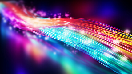 Beautiful Cable Fibre Connection Fast Internet Background
