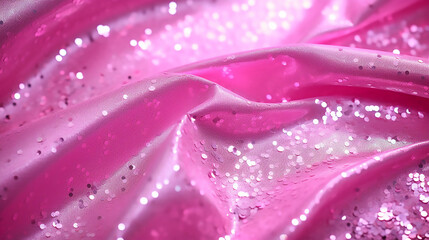 Elegant Hot Pink Abstract Background Pink Glitter Closeup - obrazy, fototapety, plakaty