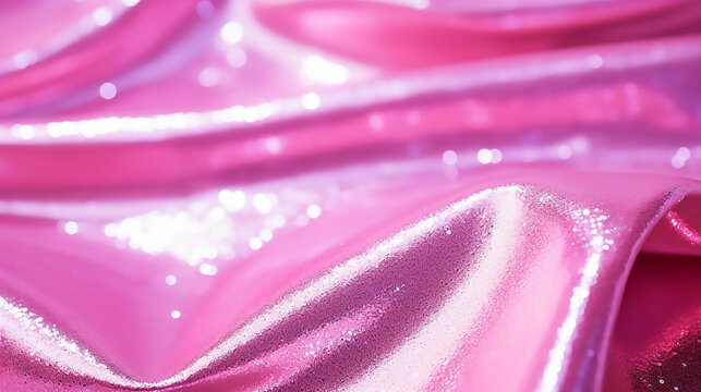 Beautiful Hot Pink Abstract Background Pink Glitter Closeup
