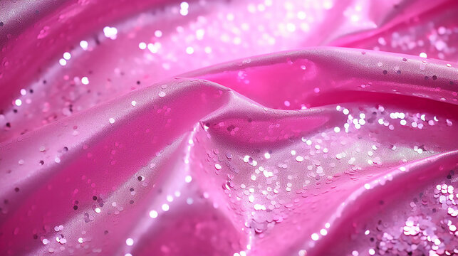 Elegant Hot Pink Abstract Background Pink Glitter Closeup