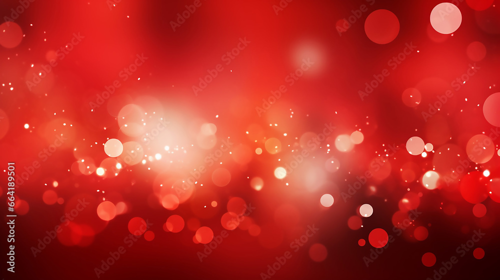 Canvas Prints red bokeh background design