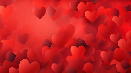 Beautiful Valentines Day Abstract Background Banner Panorama