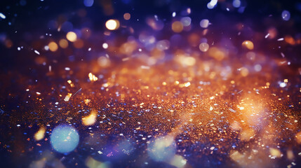 Amazing Abstract Shiny Light and Glitter Background