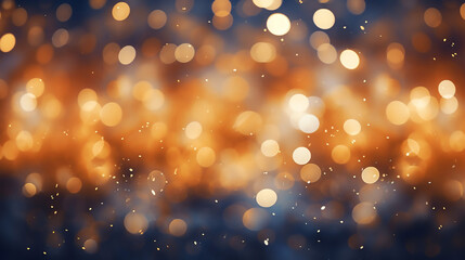 Fantastic Christmas Background Image Blur Bokeh Defocused Light