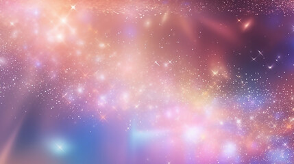 Fantastic Glittering Gradient Background with Hologram Effect