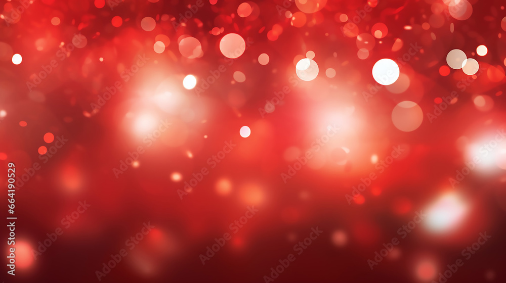 Wall mural red bokeh background design