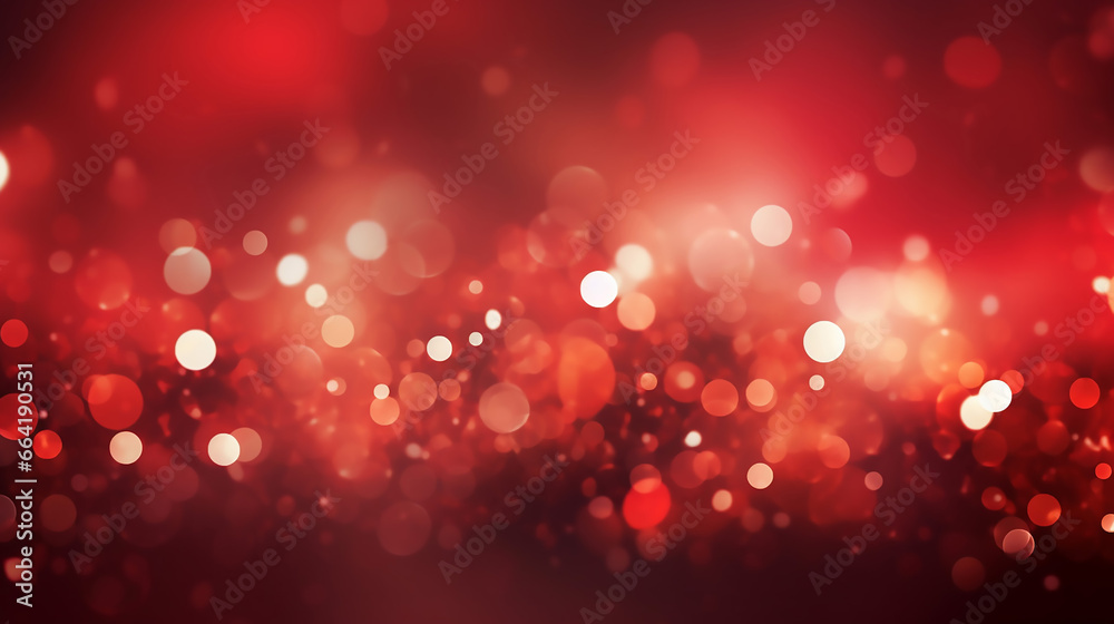 Canvas Prints elegant red bokeh background design