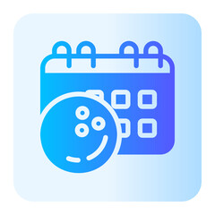 calendar event gradient icon