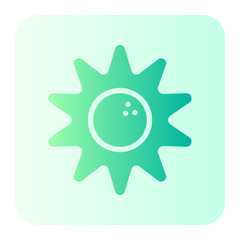 bowling ball gradient icon