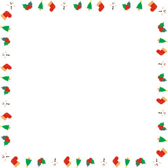 The Christmas boarder line for holiday concept.